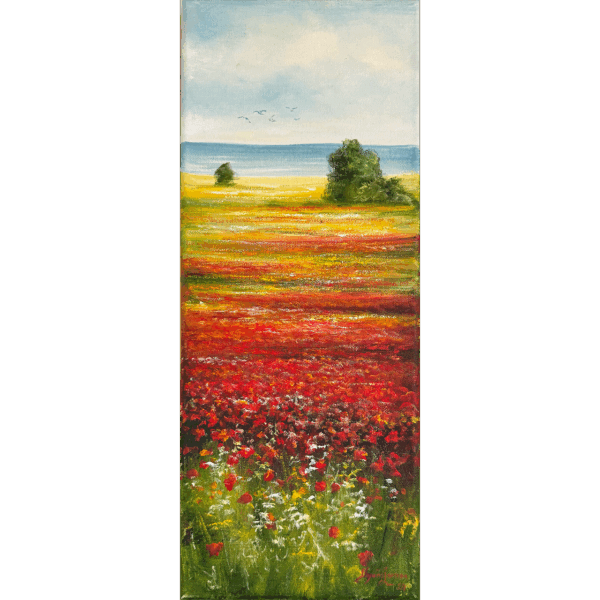 Havsnära originalmålning i olja 20x60
