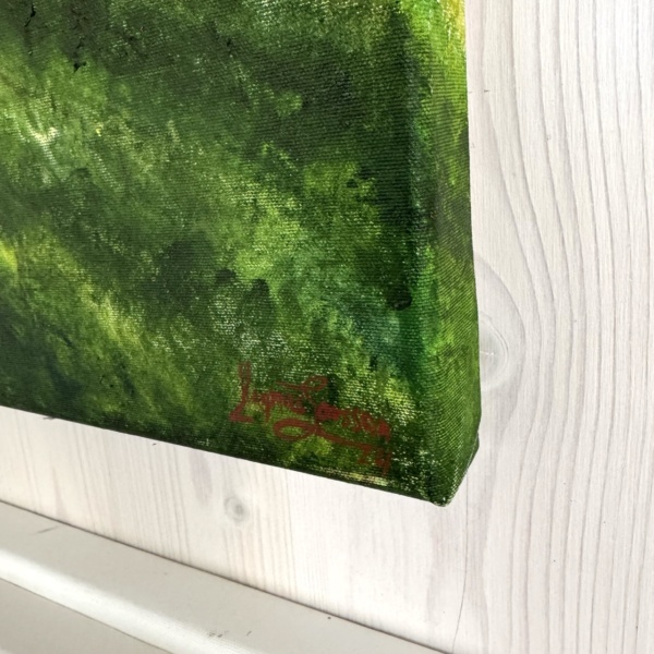 Morgonsol 80x80, olja på duk - Bild 3