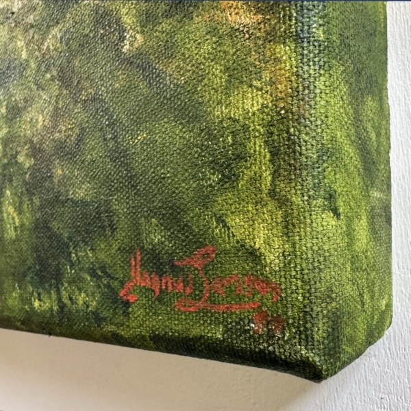 Sensommarljus 80x80, olja på duk - Bild 3